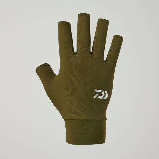 DAIWA DG-6825 ICE DRY UV PROTECTION GLOVES 5 FINGER CUTS