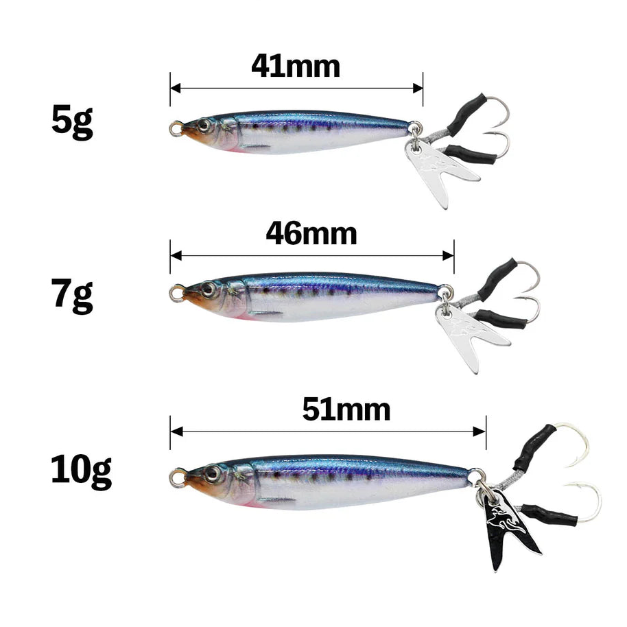 LITTLE JACK METAL ADICT type-ZERO LIGHT BLADE JIGGING 10g