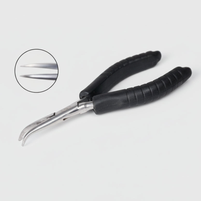 Belmont MP-058 Hyper Pliers (Curved Tip) - Black