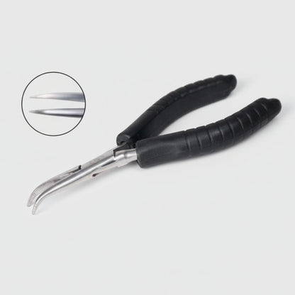 Belmont MP-058 Hyper Pliers (Curved Tip) - Black
