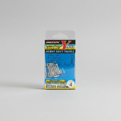 DECOY HEAVY DUTY TREBLE HOOK Y-S81