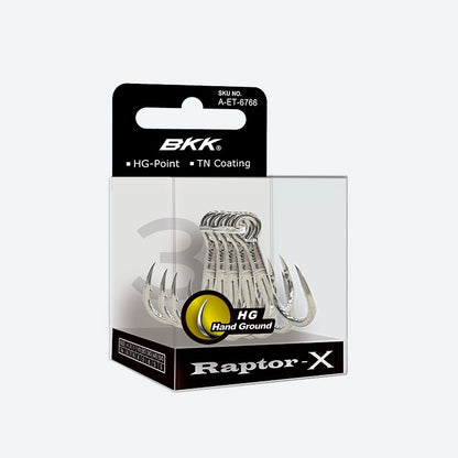 BKK RAPTOR-X HG HAND GROUND TREBLE HOOK