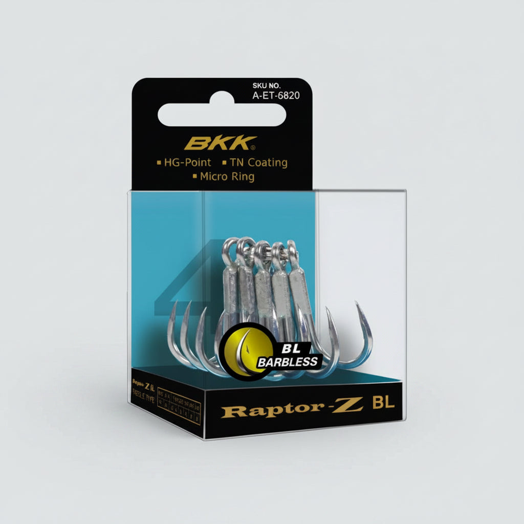 BKK RAPTOR-Z BL TREBLE HOOK