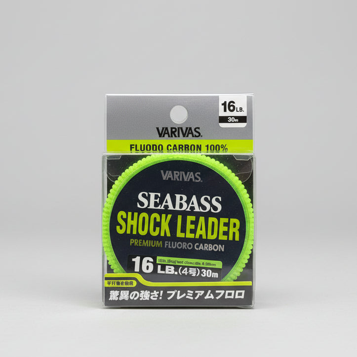 VARIVAS SEABASS SHOCK LEADER - PREMIUM FLUORO CARBON