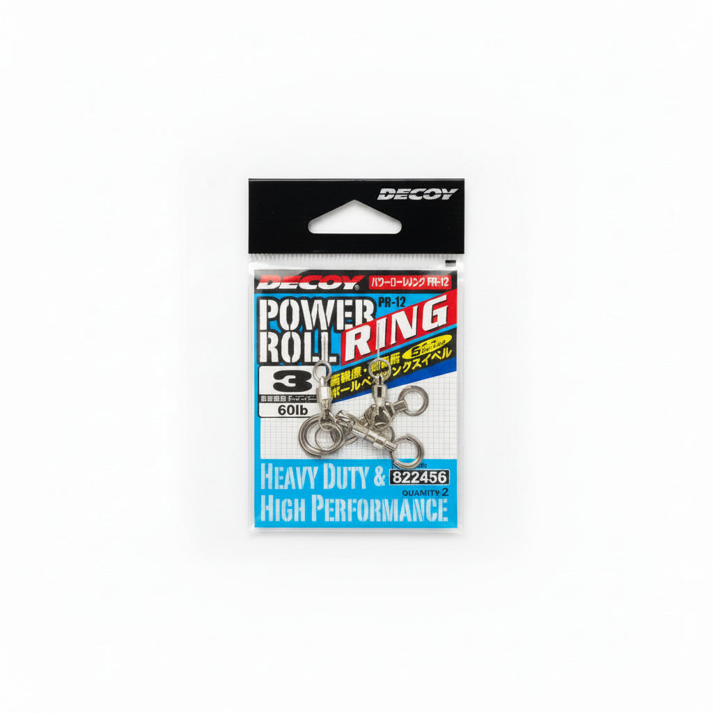 DECOY POWER ROLL RING PR-12 BALL BEARING SWIVEL/ SOLID RING