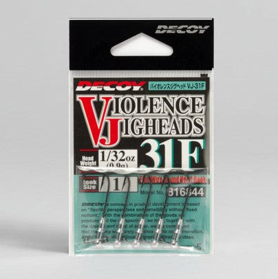 DECOY VIOLENCE JIGHEADS 31F