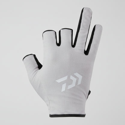 DAIWA DG-6425 MOISTURE WICKING QUICK DRYING GLOVES 3 FINGER CUTS