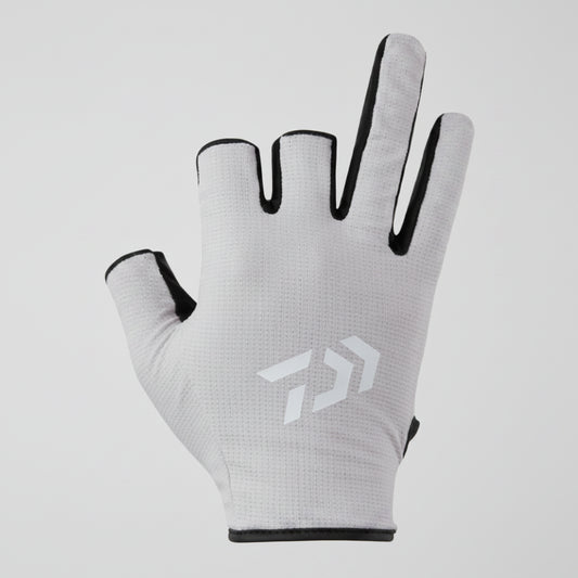 DAIWA DG-6425 MOISTURE WICKING QUICK DRYING GLOVES 3 FINGER CUTS