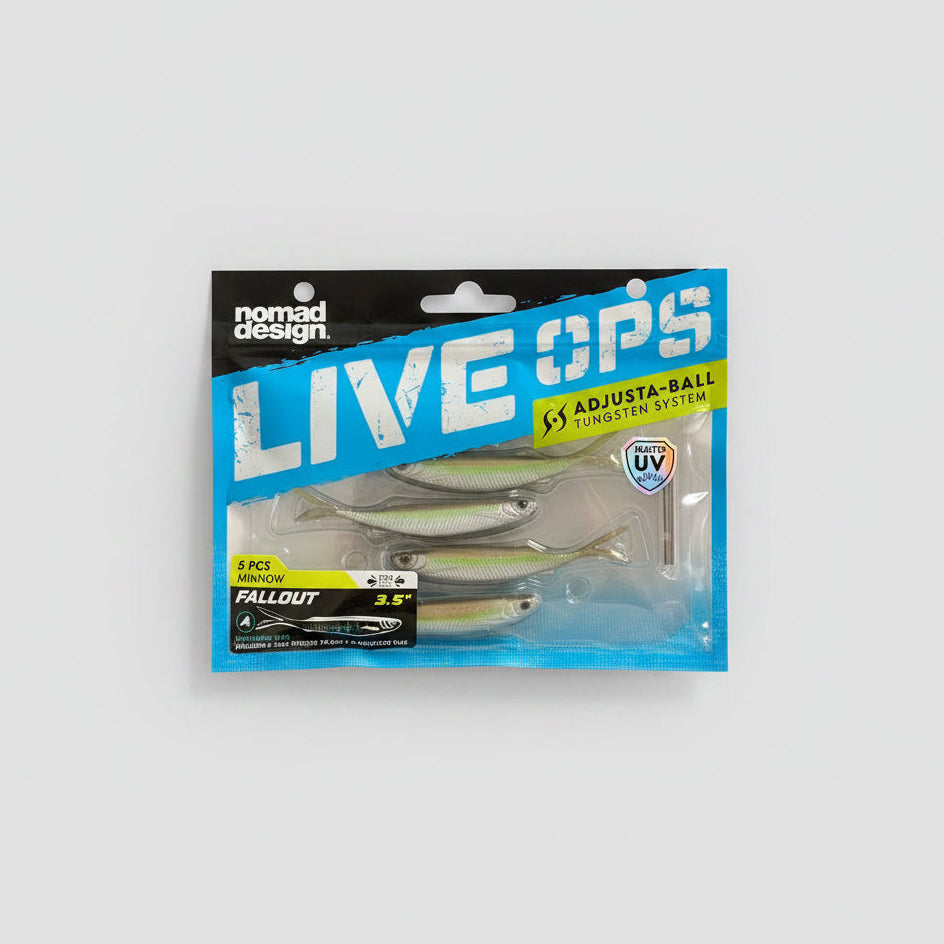 Nomad Design FALLOUT MINNOW 3.5" - Live Ops