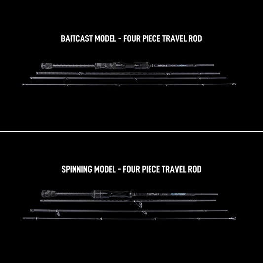 BONE TRAVEL ROD - VOYAGE SALT FINESSE SERIES (FOUR PIECE TRAVEL ROD)