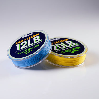 VARIVAS  SHOCK LEADER - FLUORO CARBON 100% TEST CLASS