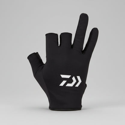 DAIWA DG-6425 MOISTURE WICKING QUICK DRYING GLOVES 3 FINGER CUTS