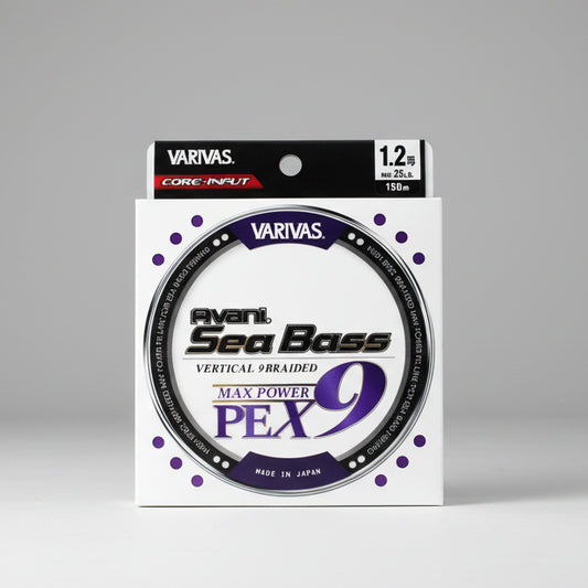 VARIVAS AVANI SEABASS VERTICAL 9 BRAIDED MAX POWER PEx9