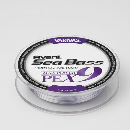 VARIVAS AVANI SEABASS VERTICAL 9 BRAIDED MAX POWER PEx9