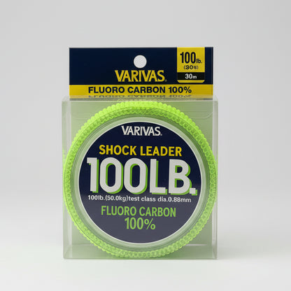 VARIVAS  SHOCK LEADER - FLUORO CARBON 100% TEST CLASS